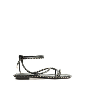 Donna Flat in Black/Chalk