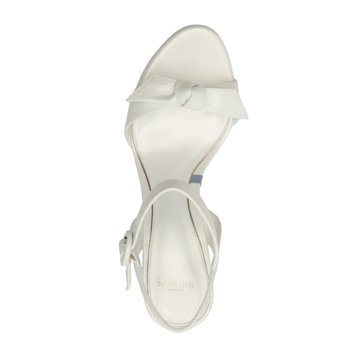 Clarita Flare Platform in Bridal Pearl/White