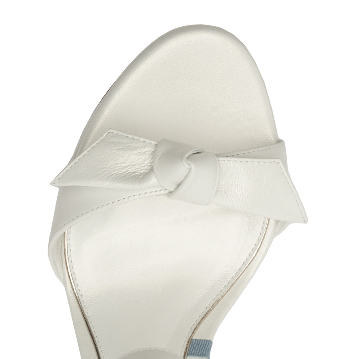 Clarita Flare Platform in Bridal Pearl/White