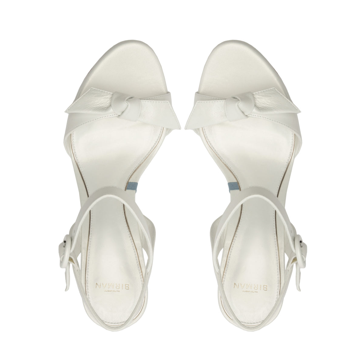Clarita Flare Platform in Bridal Pearl/White