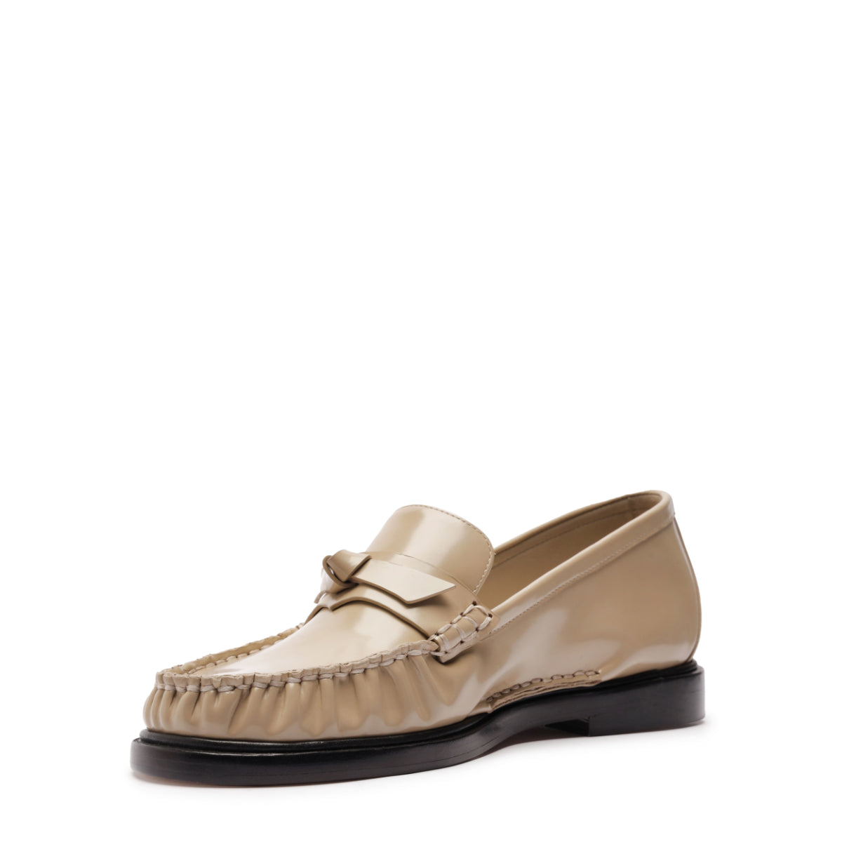 Clarita Laser Loafer in Semolina