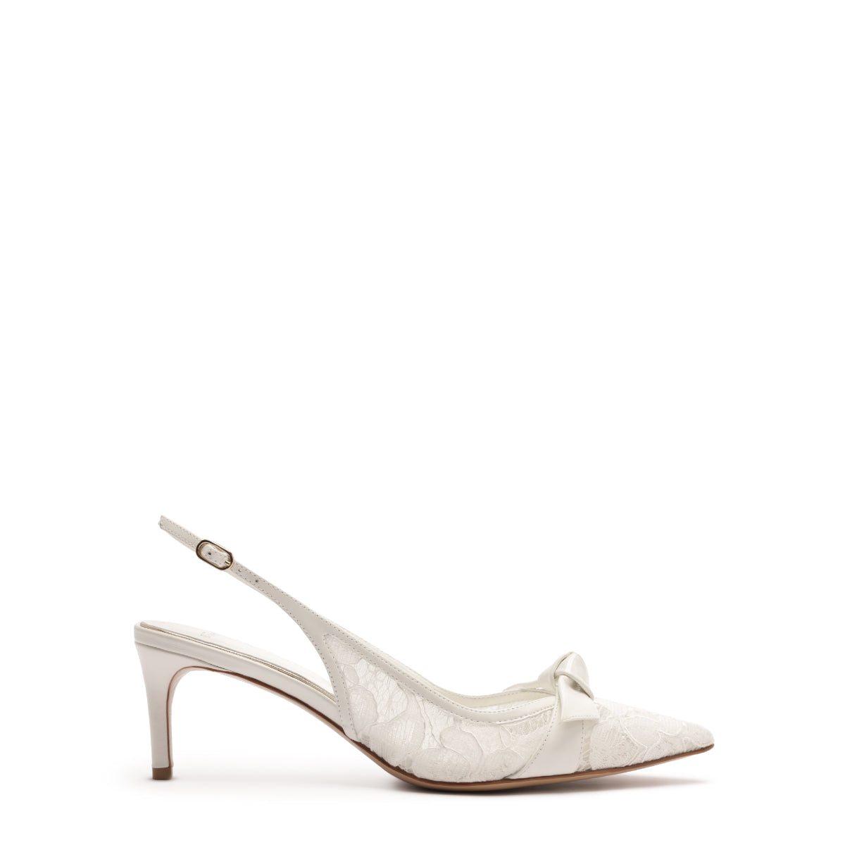 Clarita Classic Slingback 60 in Off White/Ivory