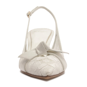 Clarita Classic Slingback 60 in Off White/Ivory