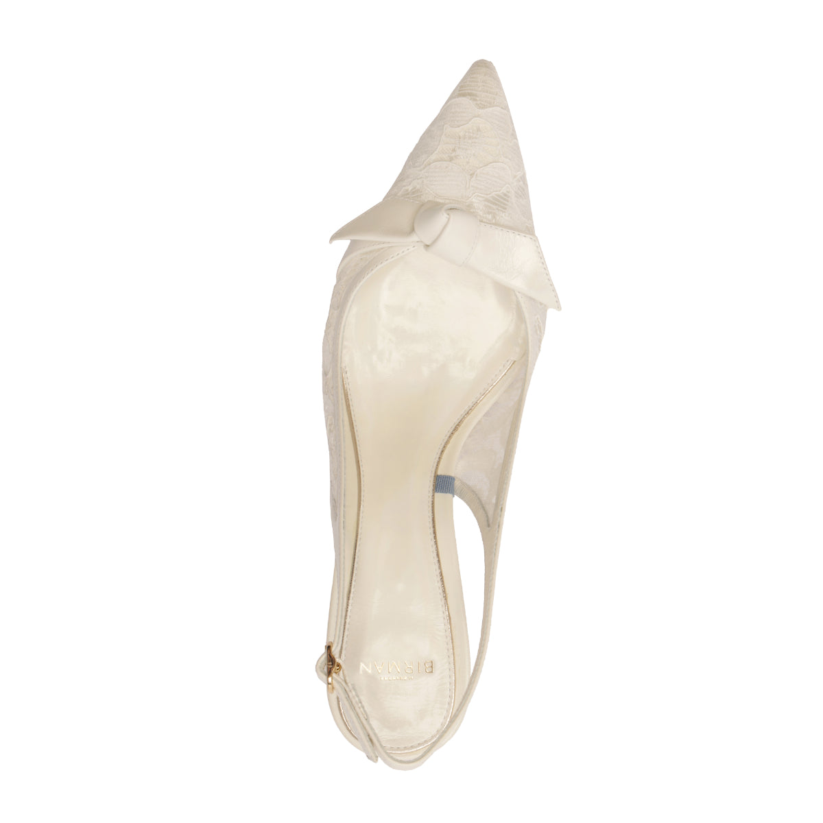 Clarita Classic Slingback 60 in Off White/Ivory