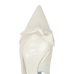 Clarita Classic Slingback 60 in Bianco