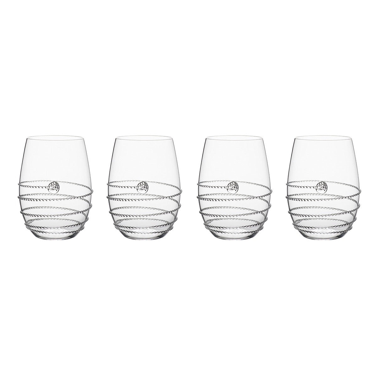 Amalia Stemless White Wine, Set of 4