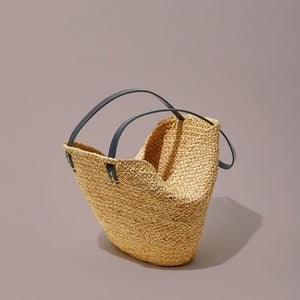 Mini Keza Braided Raffia Carryall