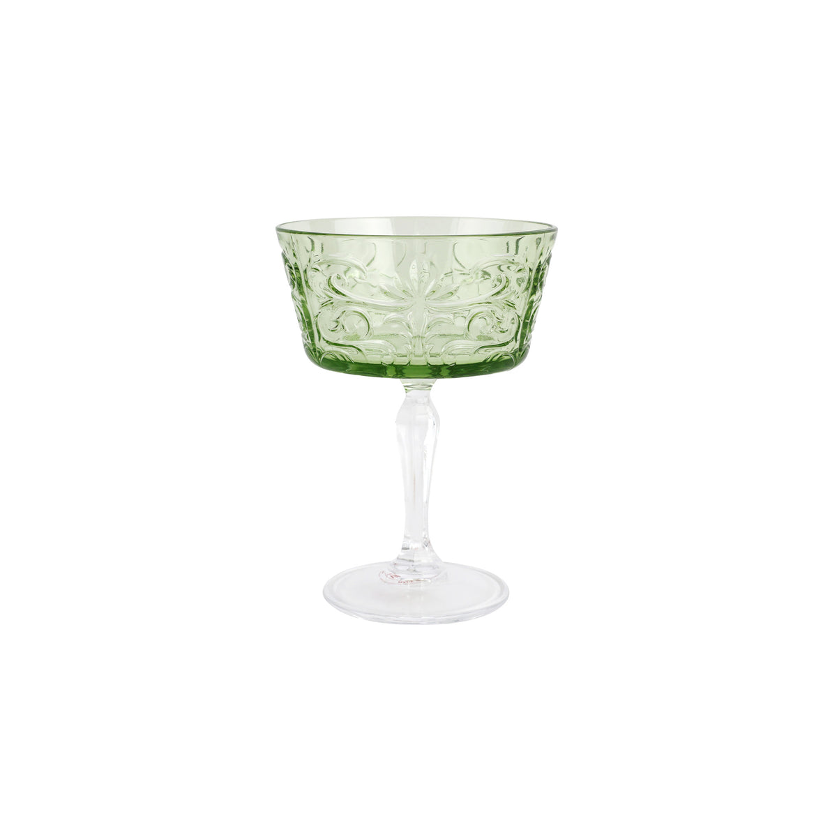 Barocco Mint Green Coupe Champagne Glass