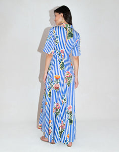 Posie Cotton Maxi Dress in California Garden