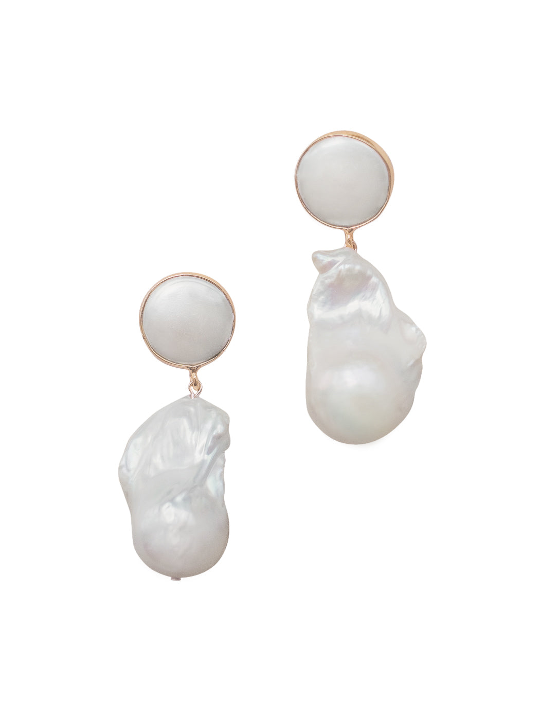 Bobbie Earrings in White