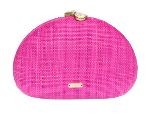 Berna Clutch in Fuchsia Multi