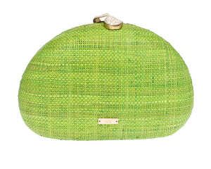 Berna Clutch in Lime Multi