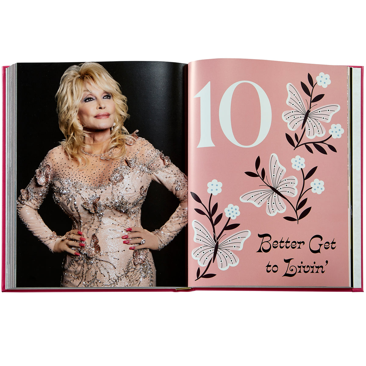 Dolly Parton Behind the Seams: My Life in Rhinestones Bonded Leather