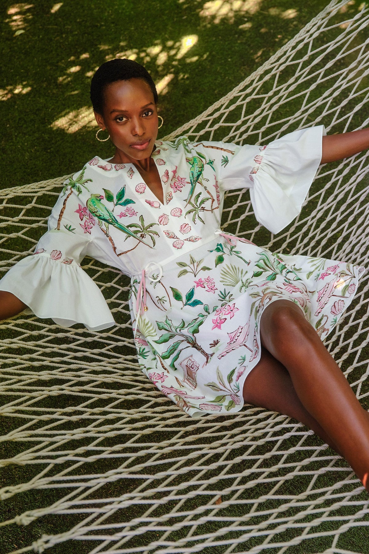 Barbados Cotton Kaftan Dress x Susannah Garrod