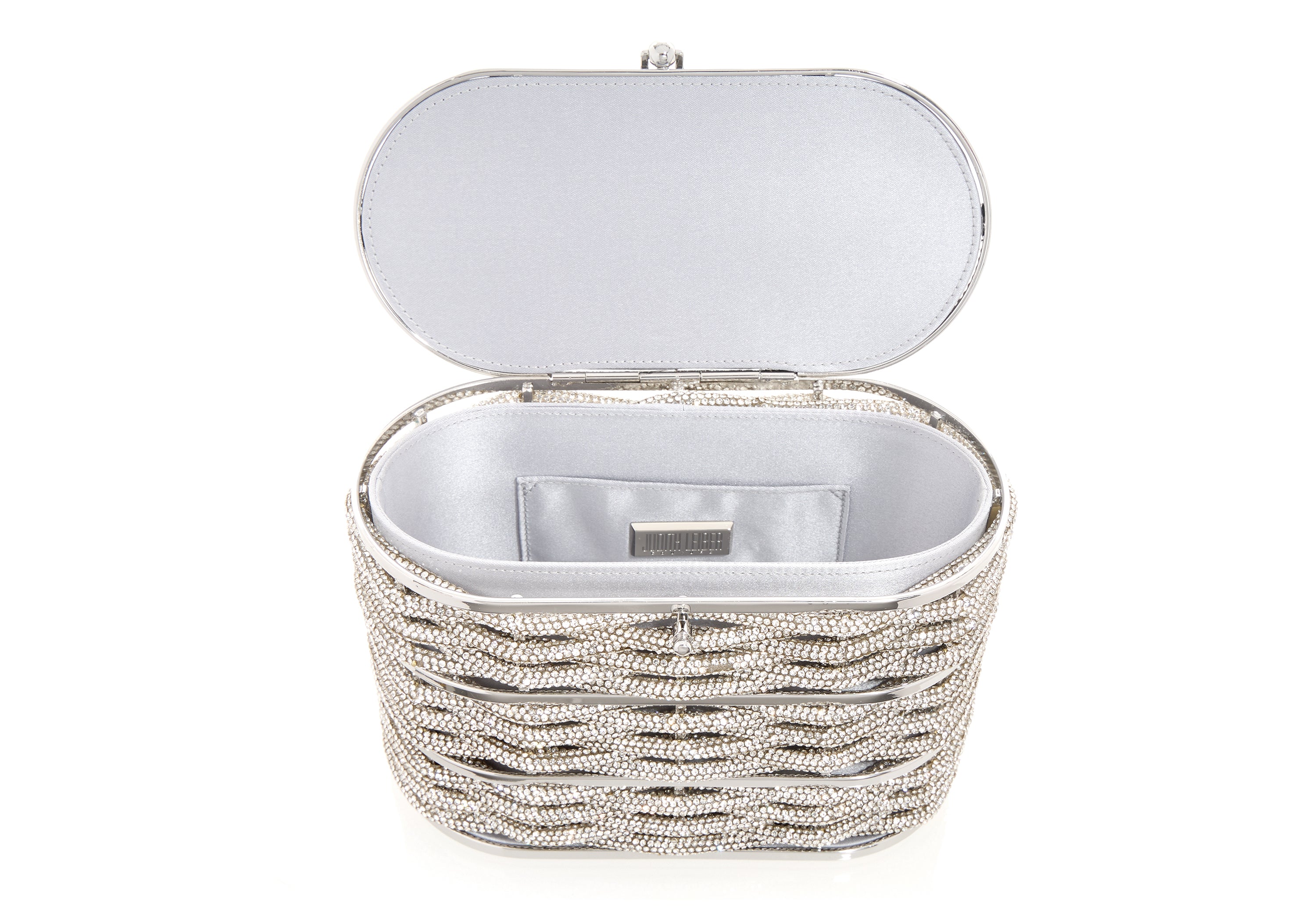 Willow Basket Woven Crystal in Champagne