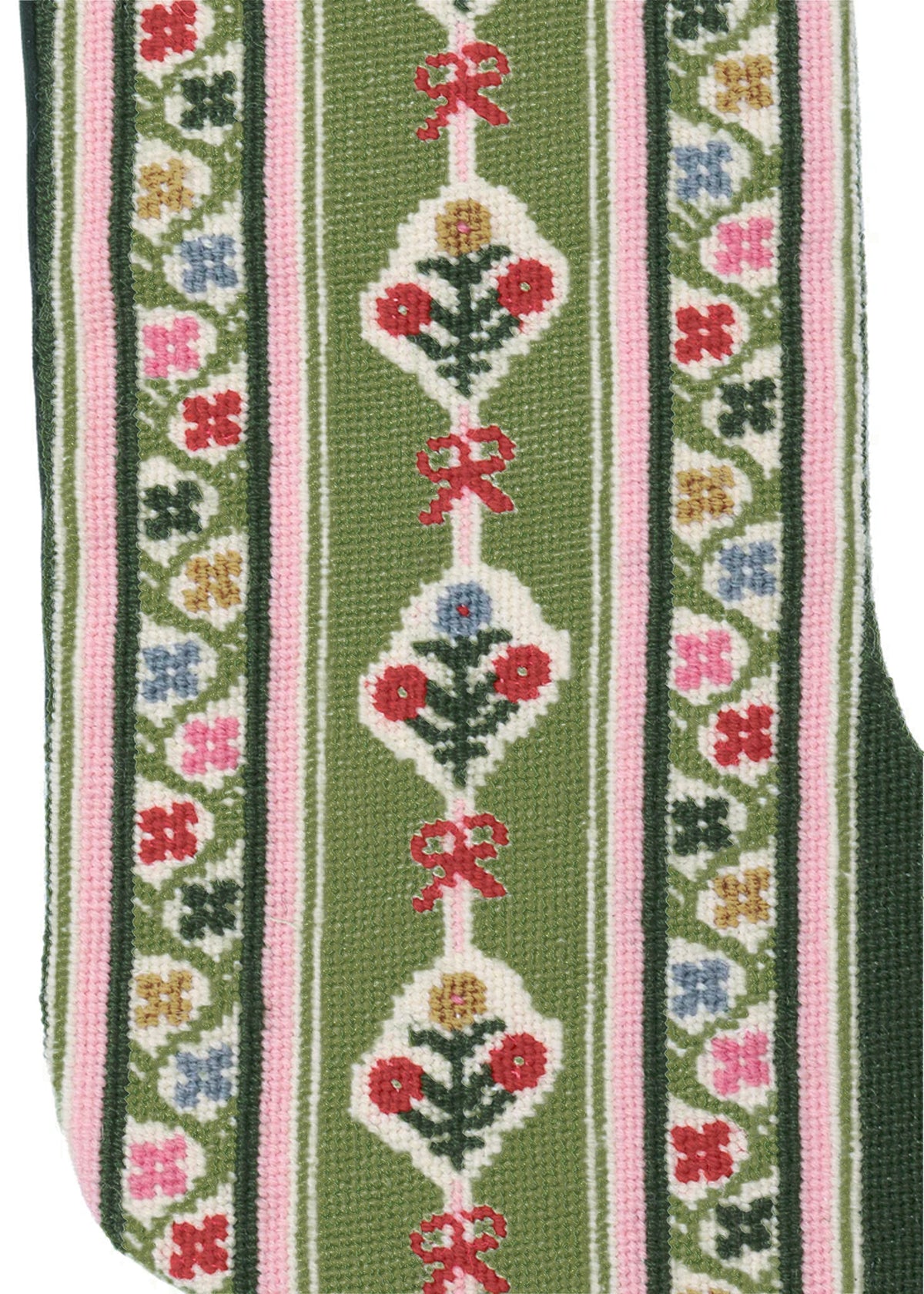 Needlepoint Floral Stocking