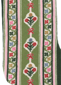 Needlepoint Floral Stocking