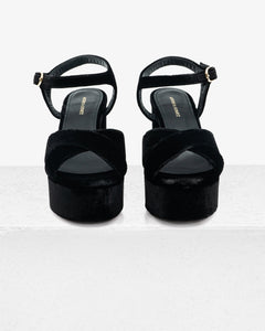 Bella Sandal in Velvet