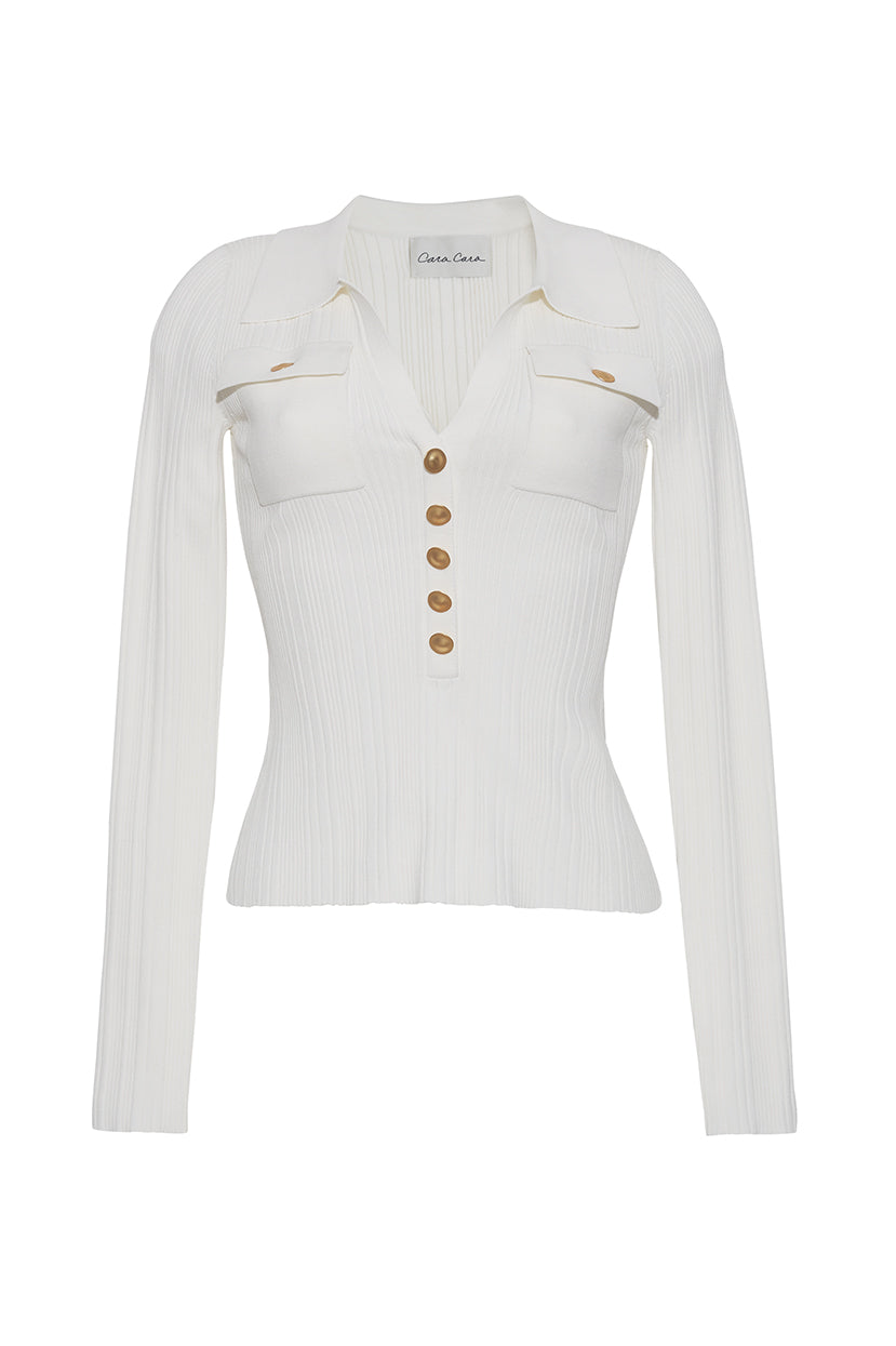 Belleport Top in Ivory