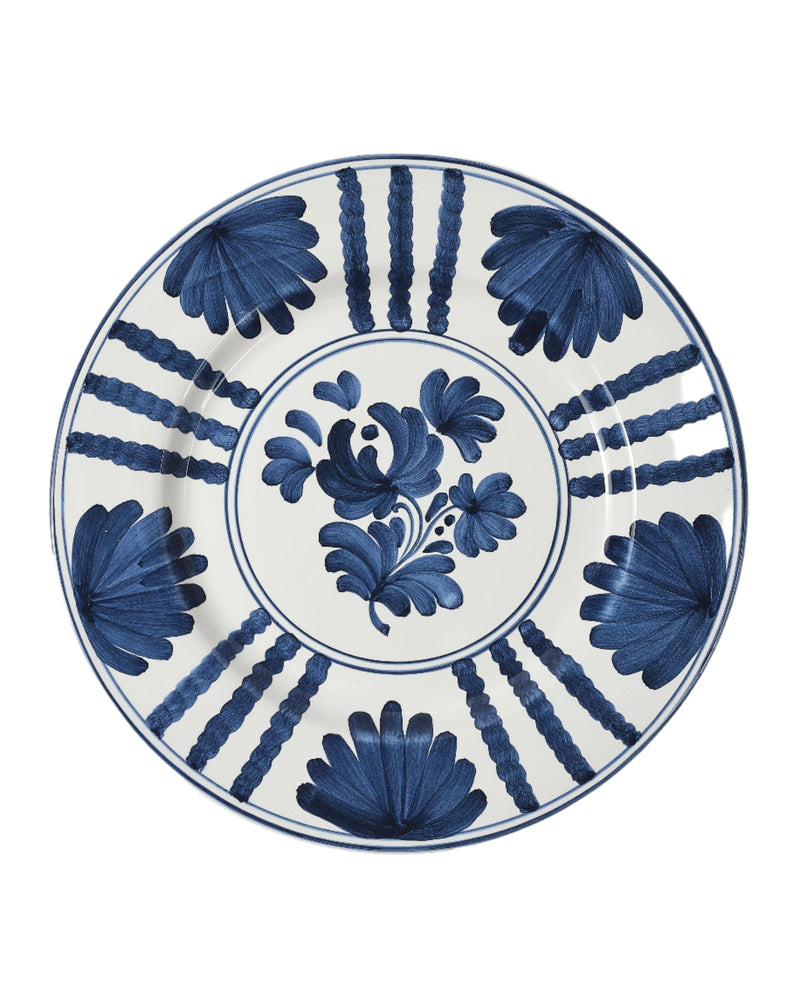 Blossom Dinner Plate, Midnight Blue