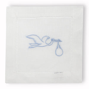 Stork Cocktail Napkins, Set of 4 Chefanie 