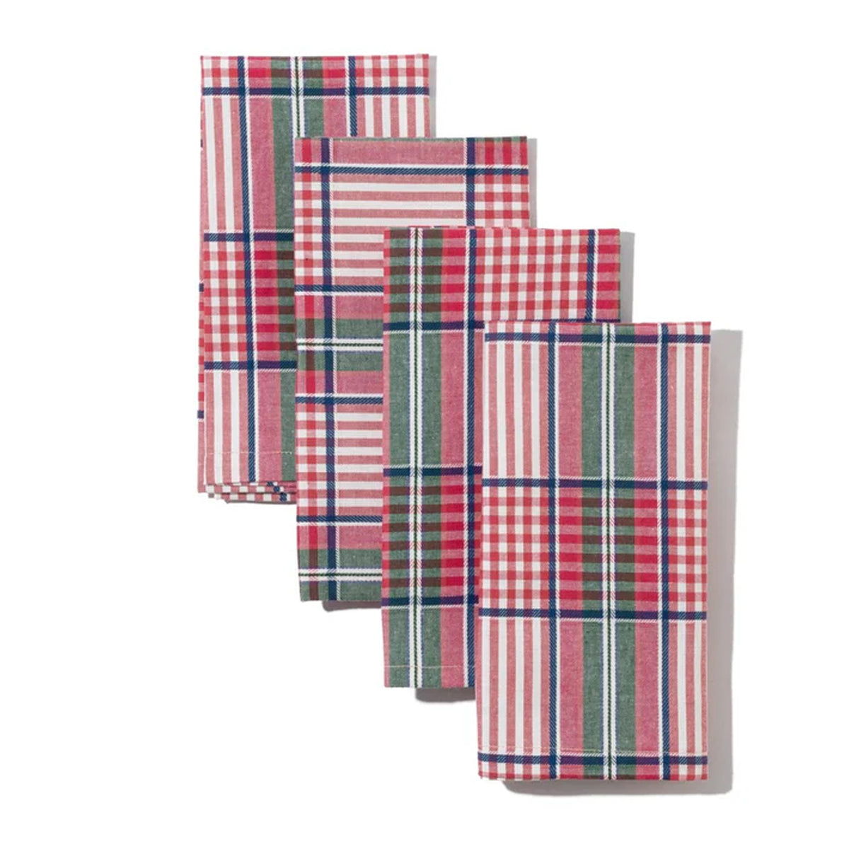 Blush Provence Plaid Napkins in Pink, Set of 4