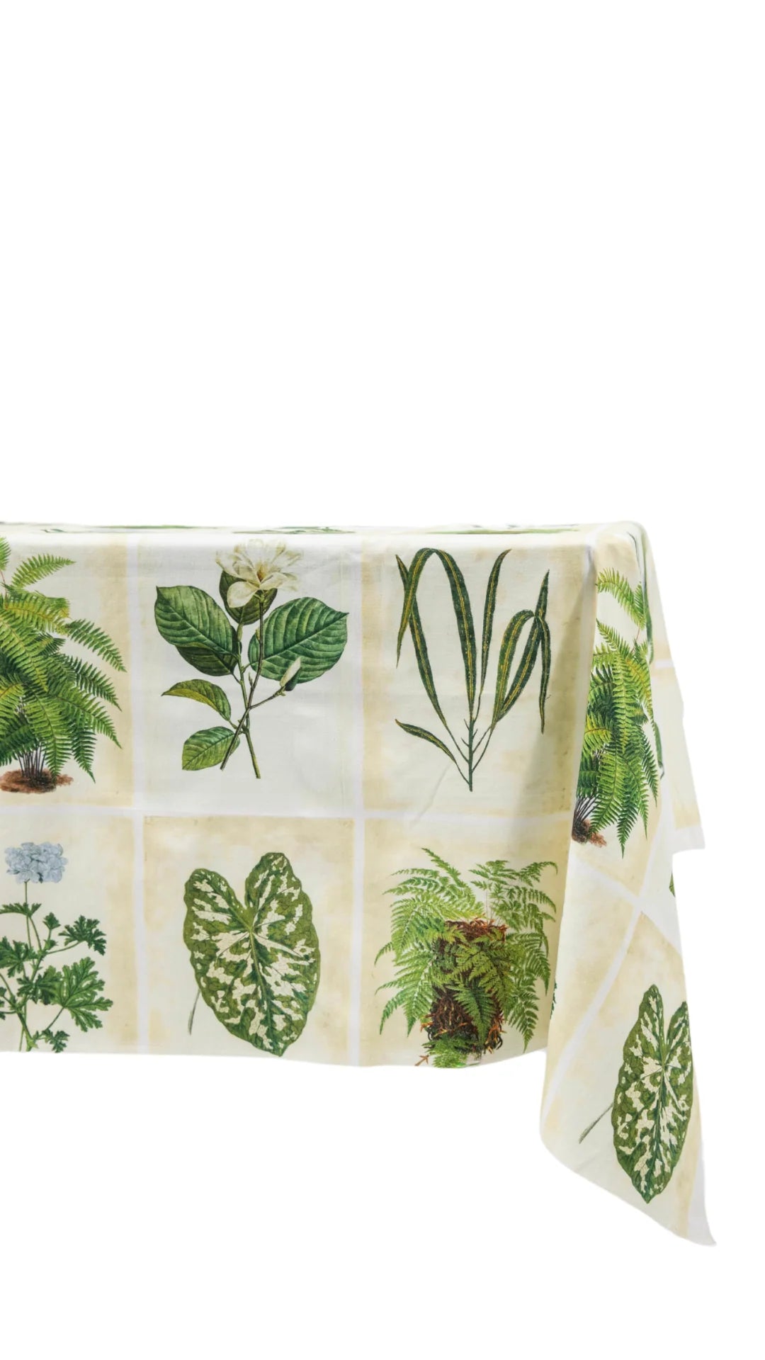 Botanical Print Rectangular Tablecloth