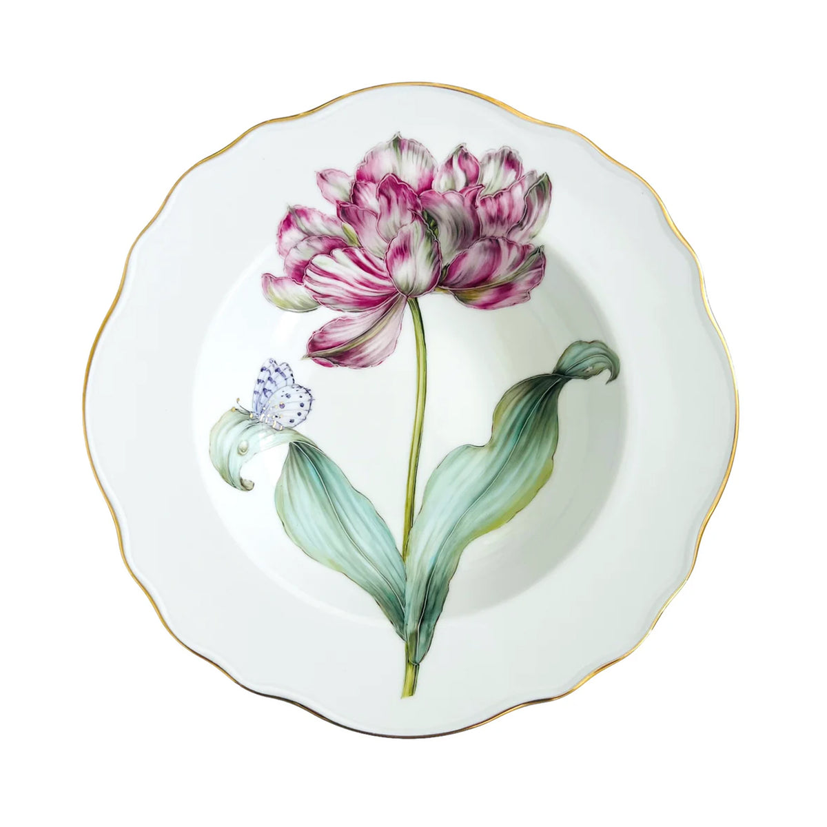 Botanical Treasures Rim Soup Plate #1