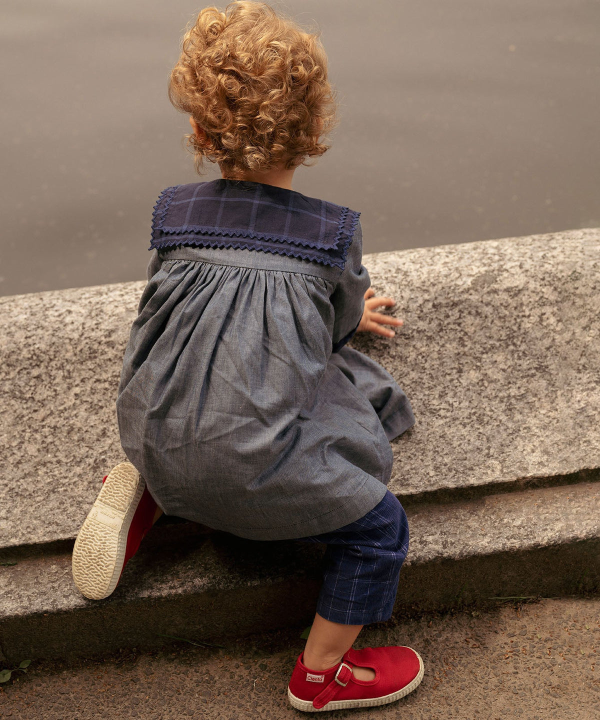 Bowie Baby Pant in Blueprint Corduroy