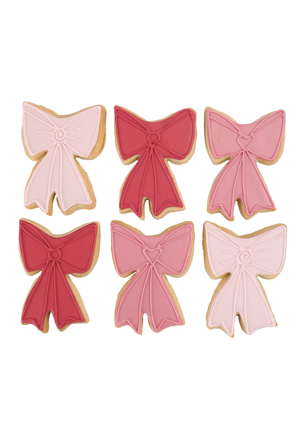 Bow Sugar Cookies, Set of 6