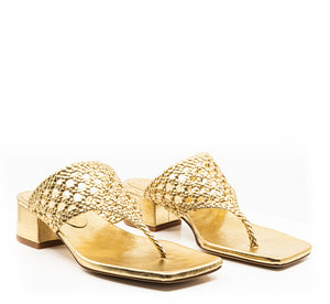 Brenda Gold Sandal