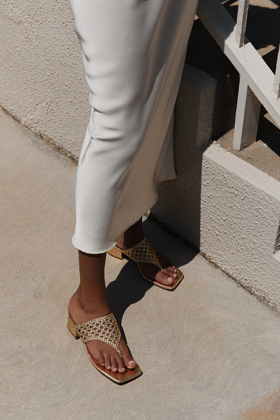 Brenda Gold Sandal