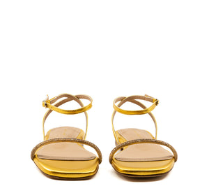 Brook Flat Gold Sandal