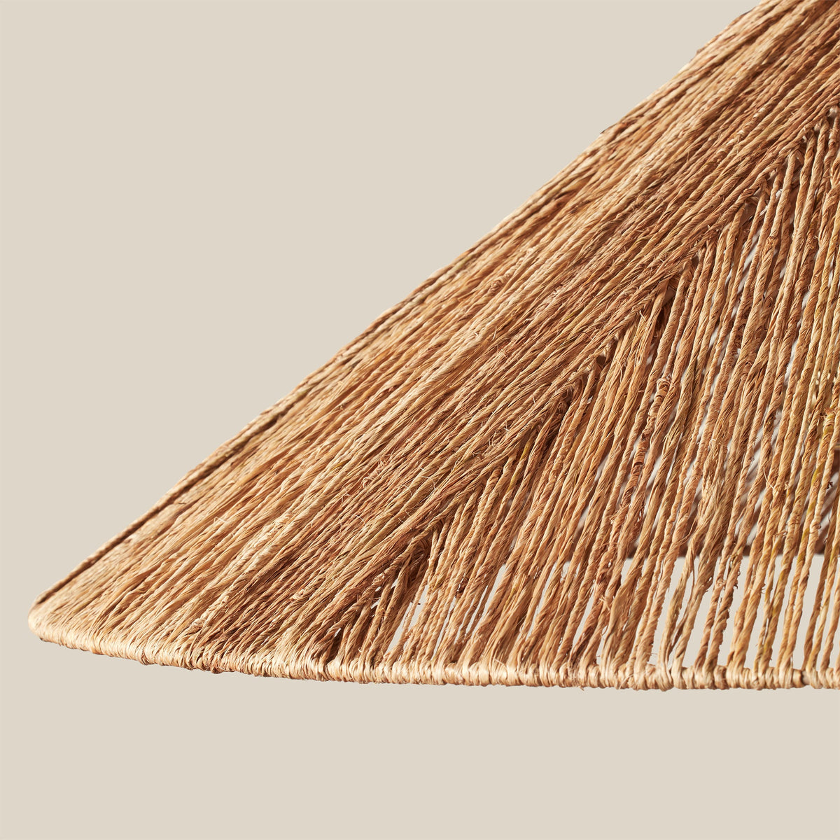 detail of jute shade