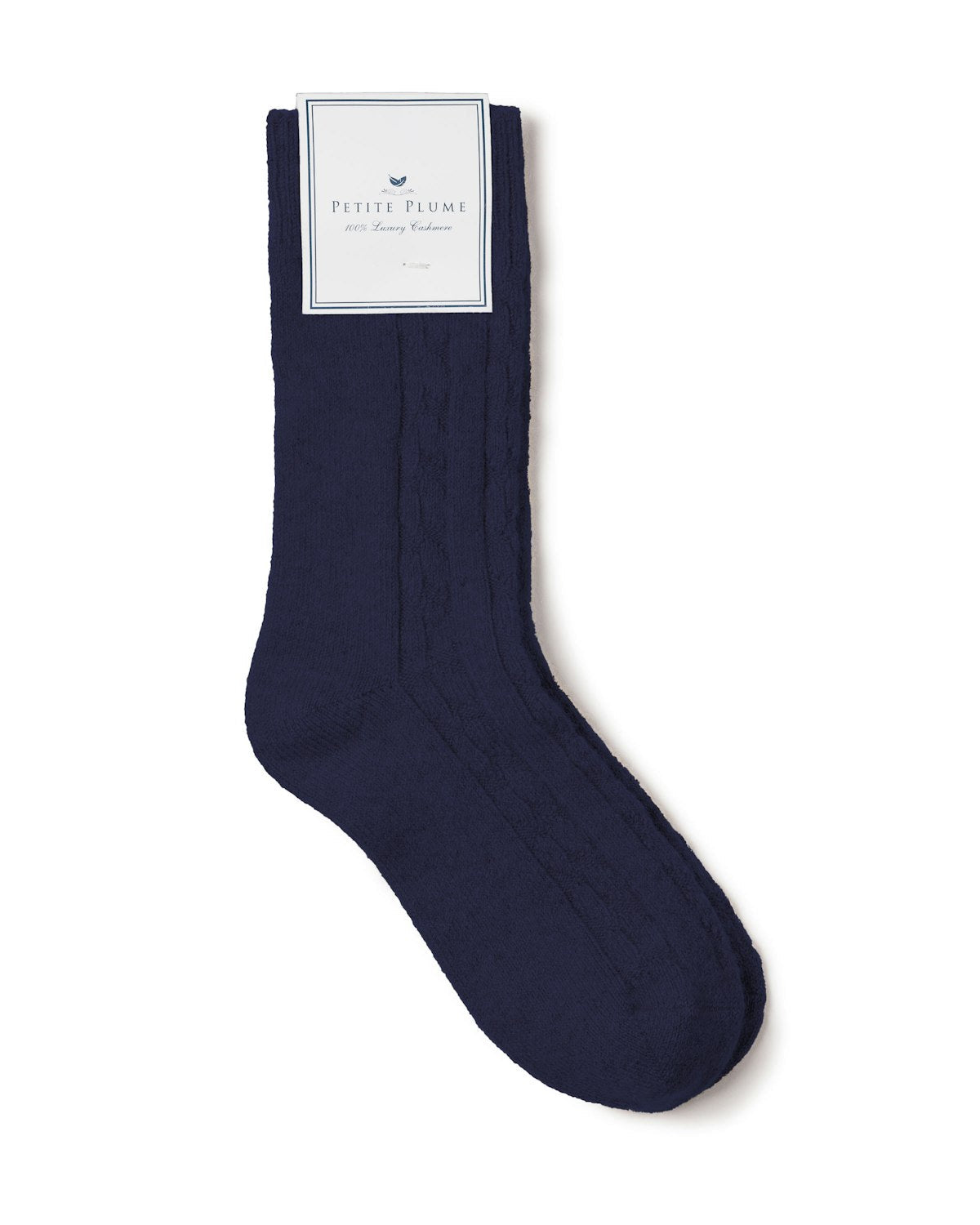 Men’s Cashmere Socks in Navy