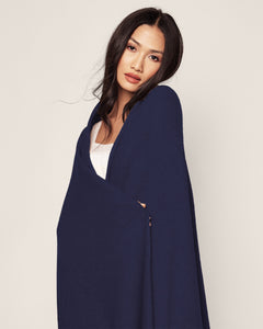 Women’s Cashmere Wrap in Navy