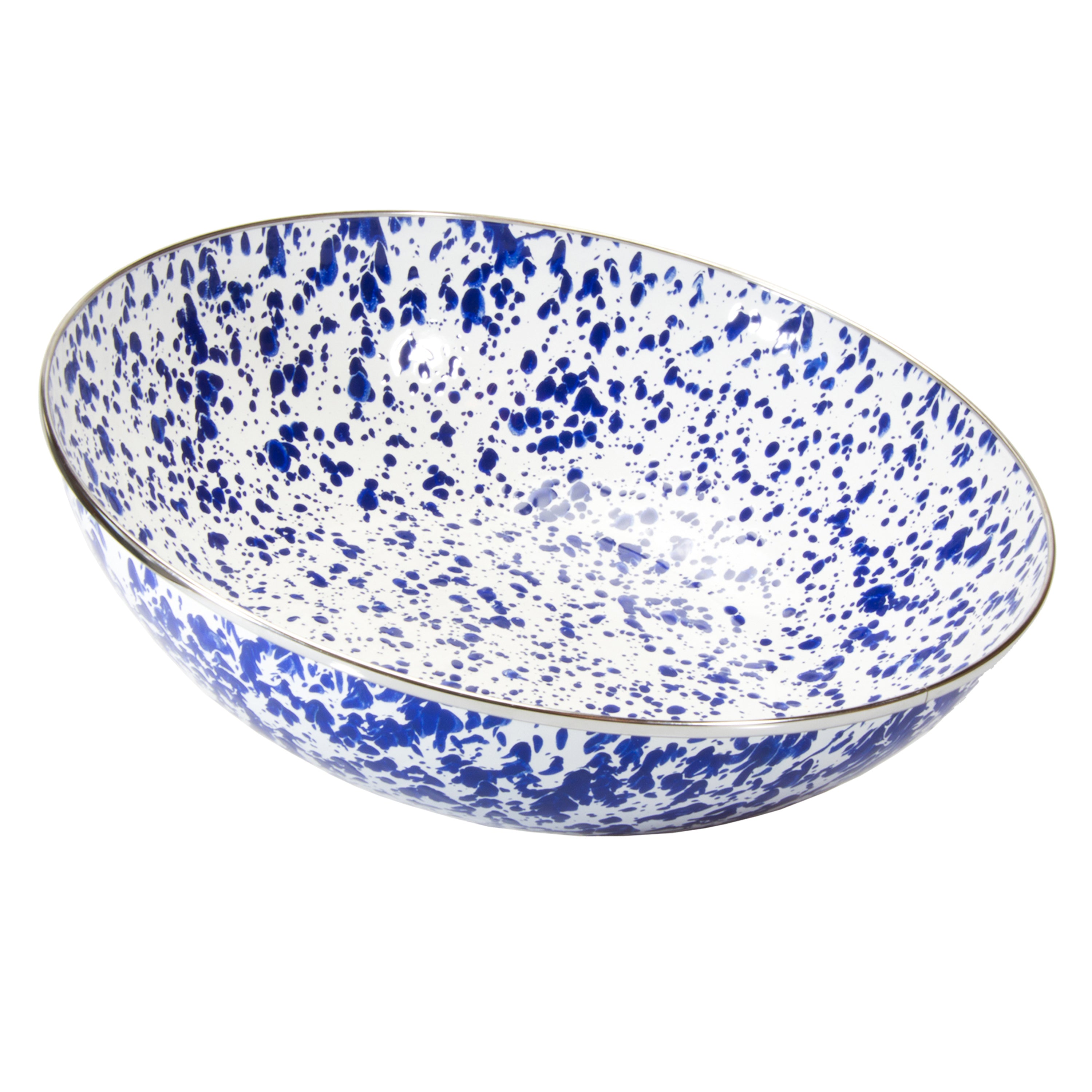 Catering Bowl in Cobalt Swirl