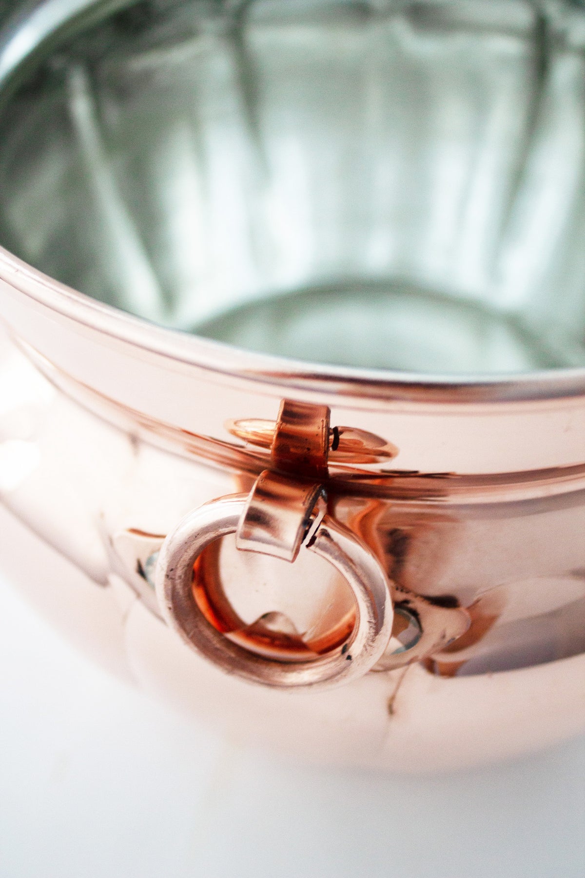 Vintage Inspired Copper Cauldron Pot