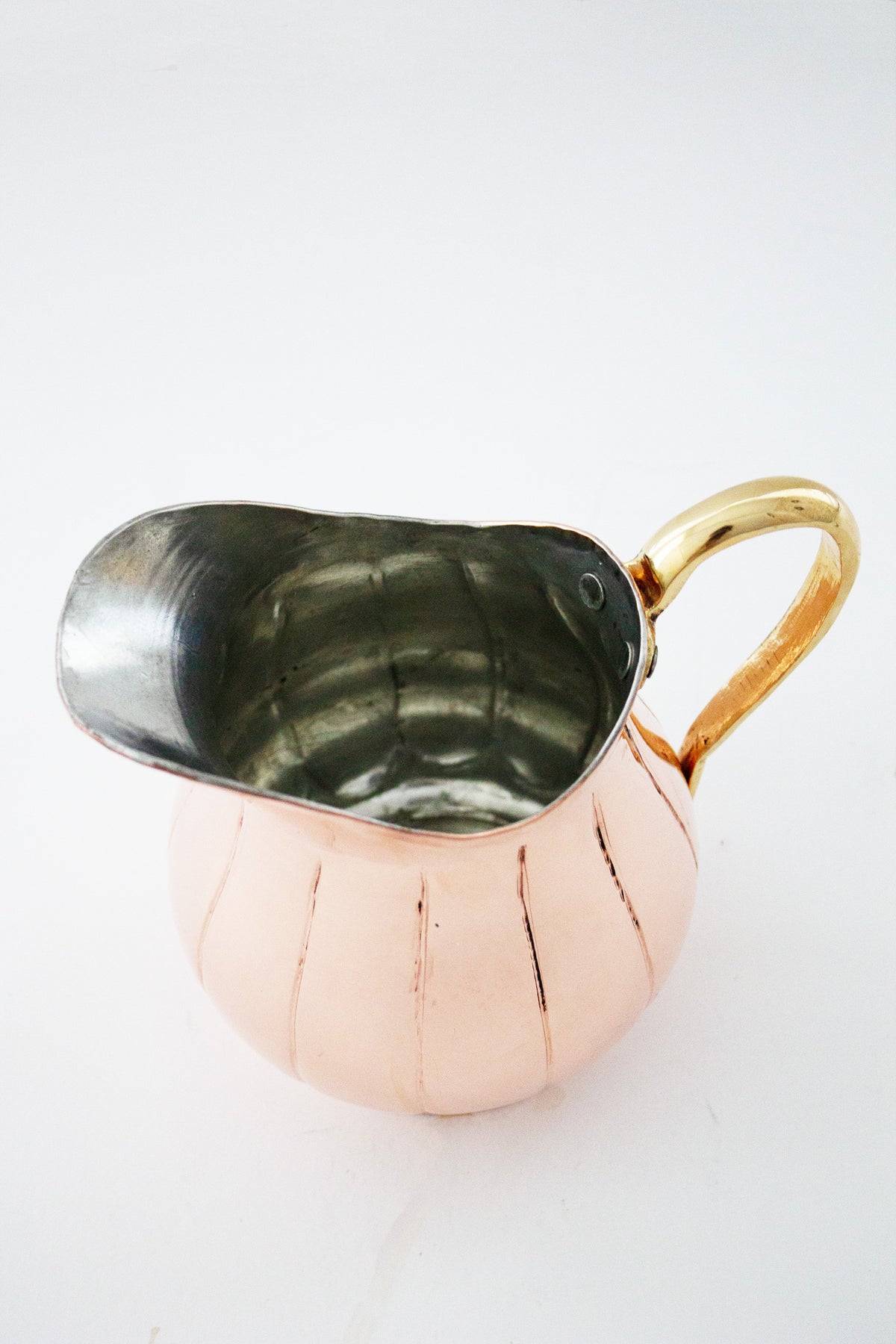 Vintage Inspired Copper Small Pitcher