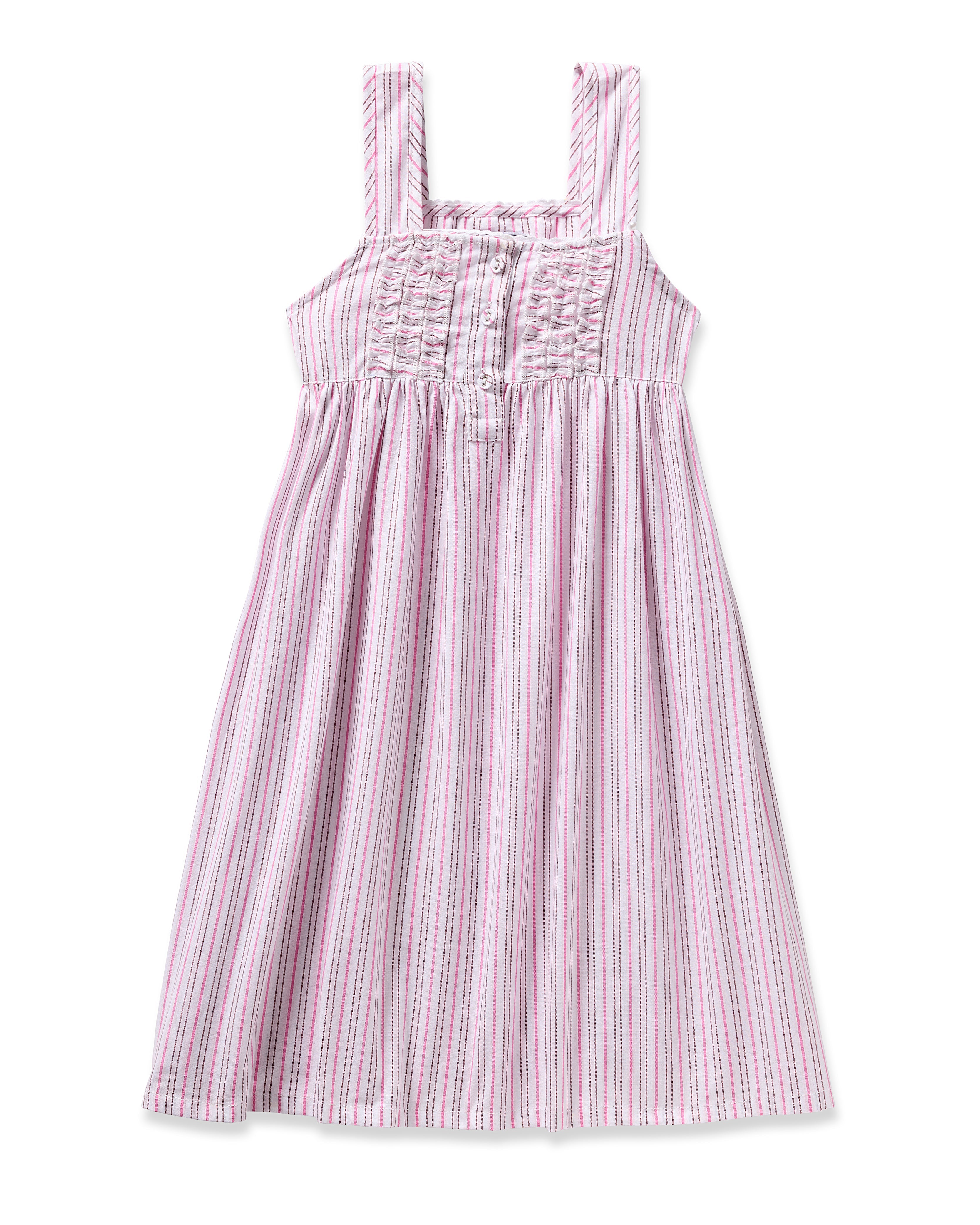 Girl’s Twill Charlotte Nightgown in Blush Boulevard