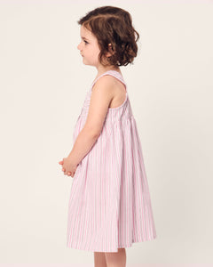 Girl’s Twill Charlotte Nightgown in Blush Boulevard