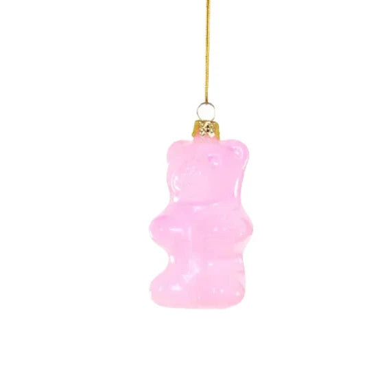 Jumbo Gummy Bear Ornament in Pastel Pink