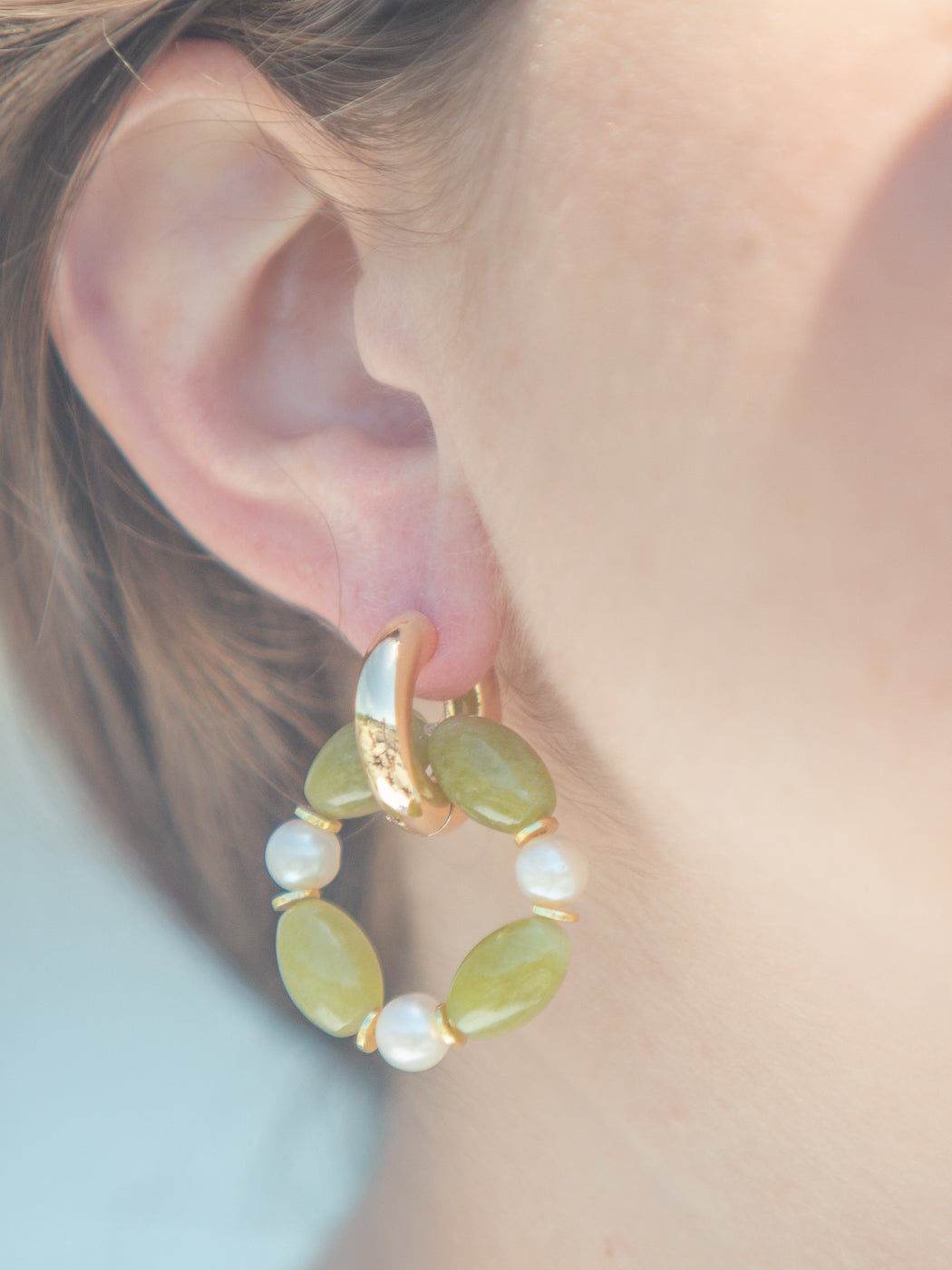 Colbie Earrings in Green