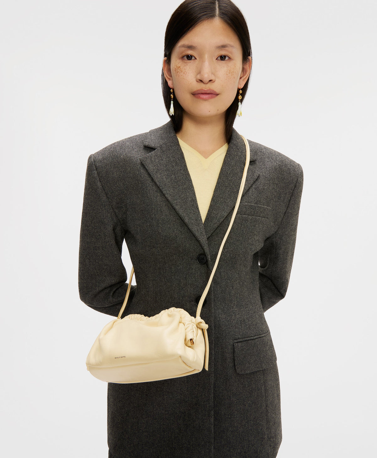 Mini Cloud Clutch - on model