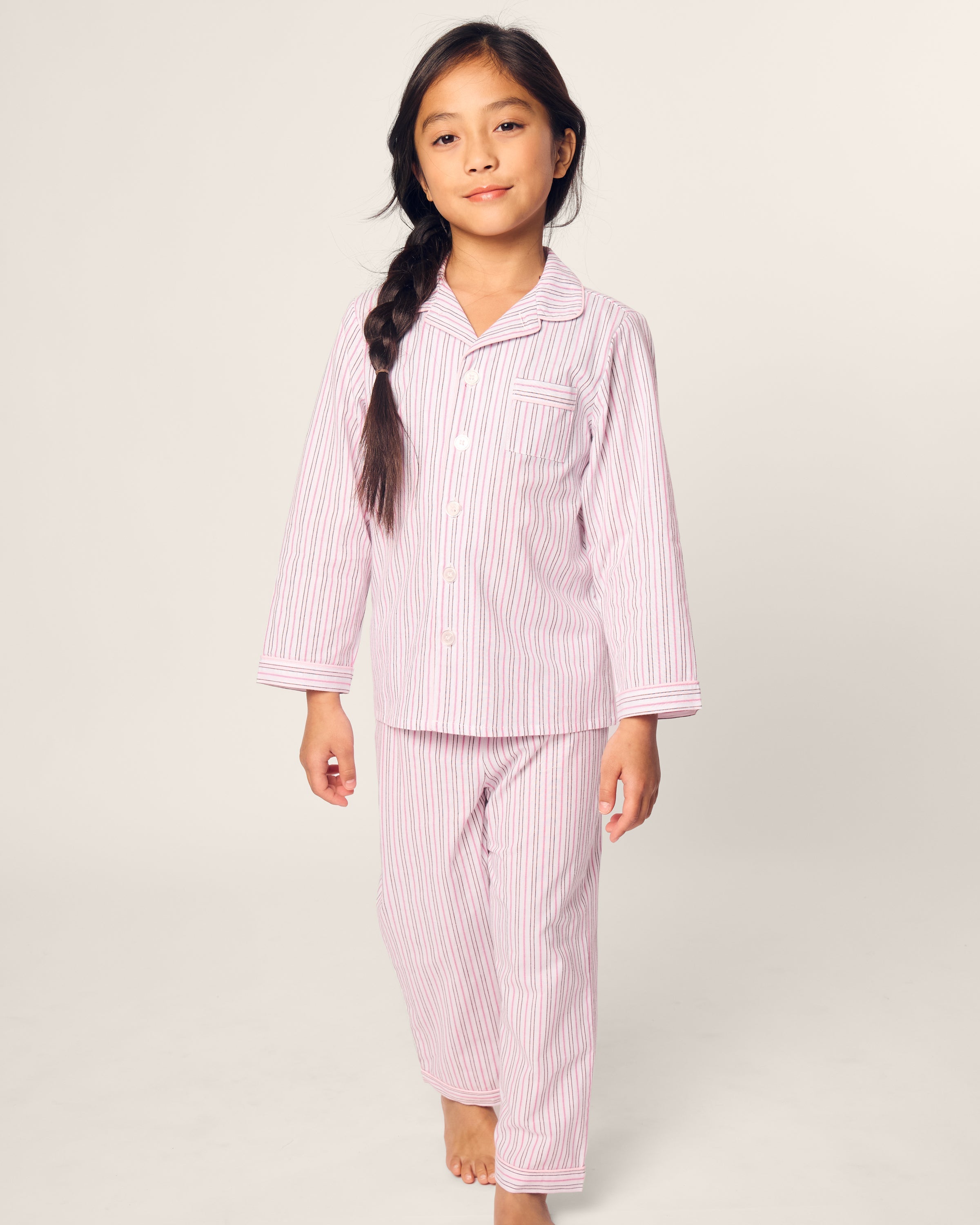 Kid’s Twill Pajama in Blush Boulevard