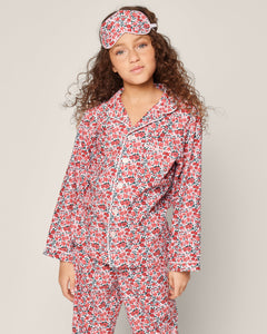 Kid’s Twill Pajama Set in Fleurs des Bois