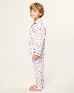 Kid’s Twill Pajama Set in Literary Lessons