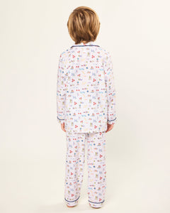 Kid’s Twill Pajama Set in Literary Lessons