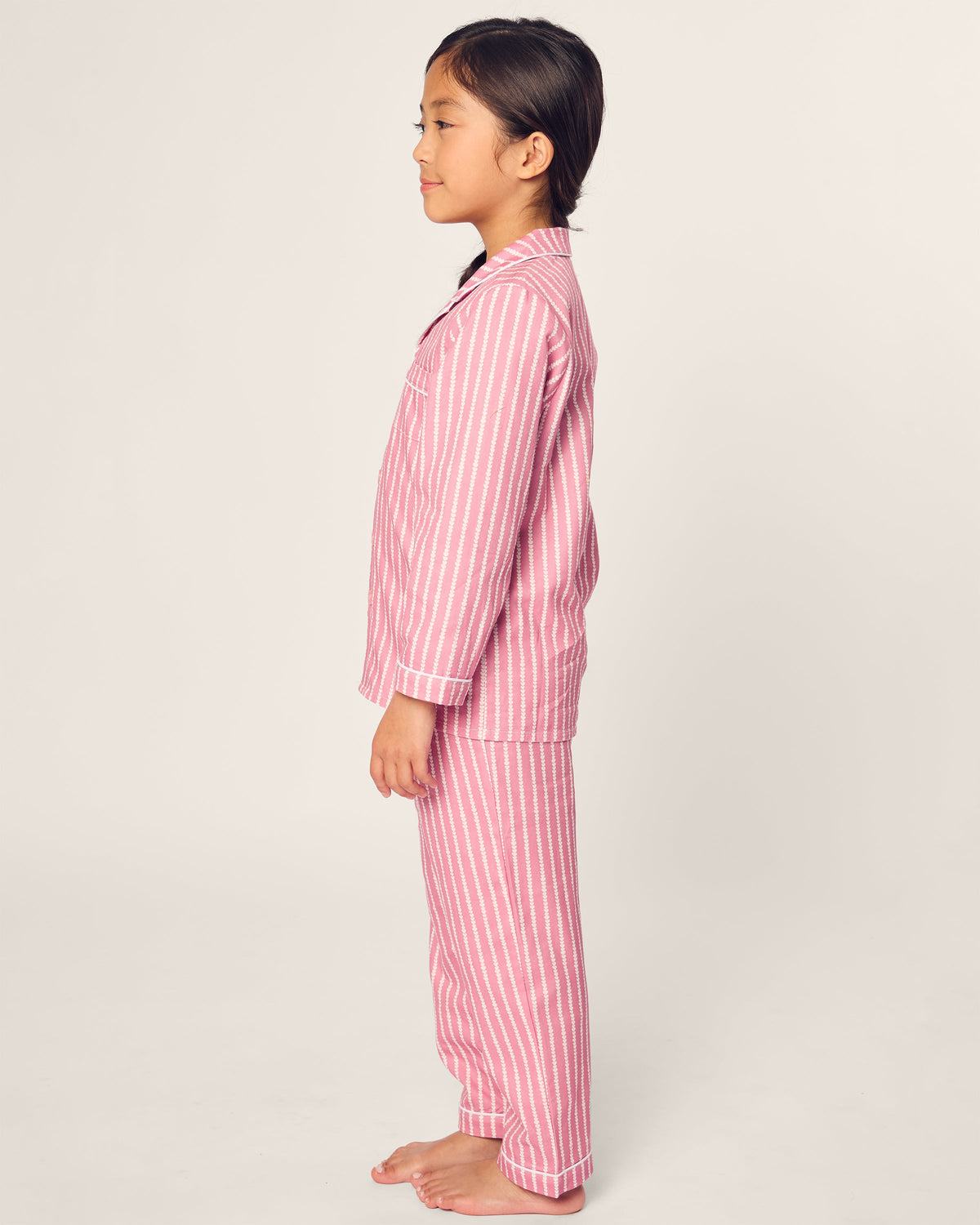 Kid’s Twill Pajama in Love Lines