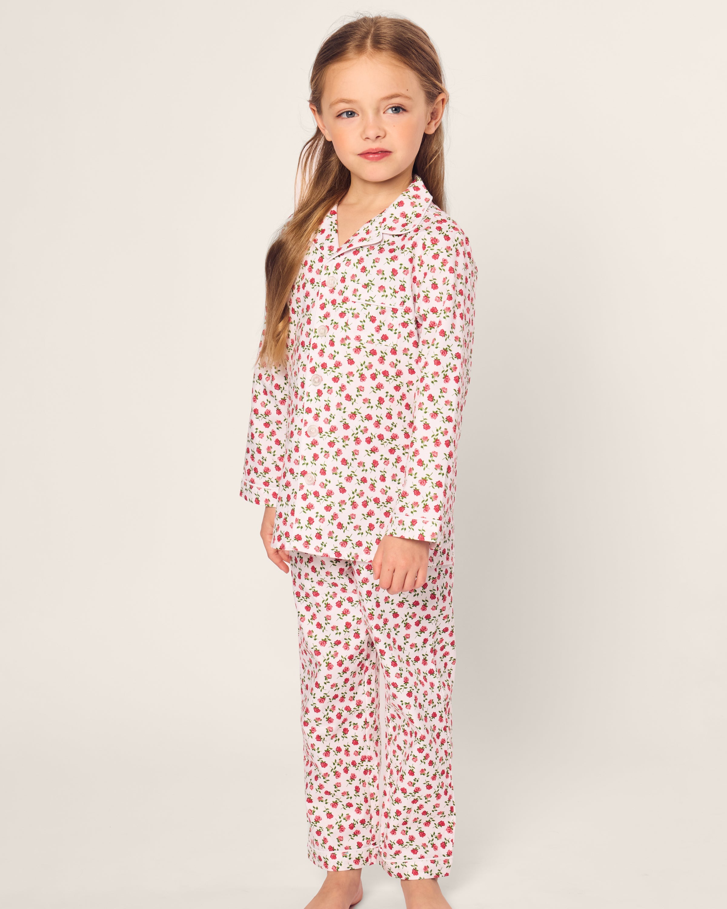 Kid’s Twill Pajama in Petite Petals